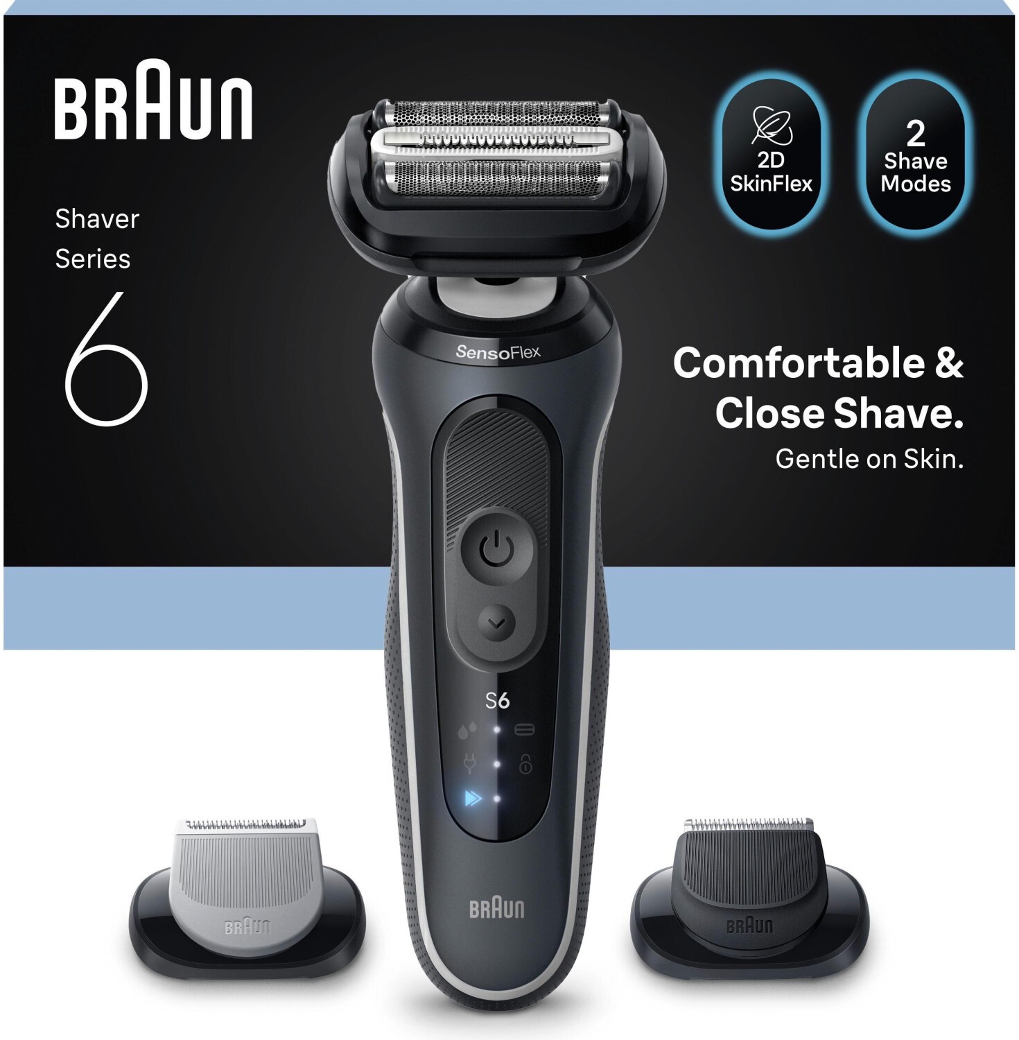 Braun Rasierer Series 6 62-G1650s